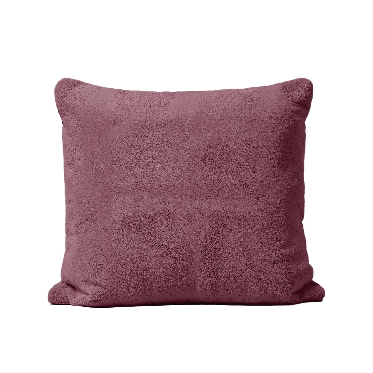Zelesta Teddy Kussensloop Set van 2 - Bordeauxrood
