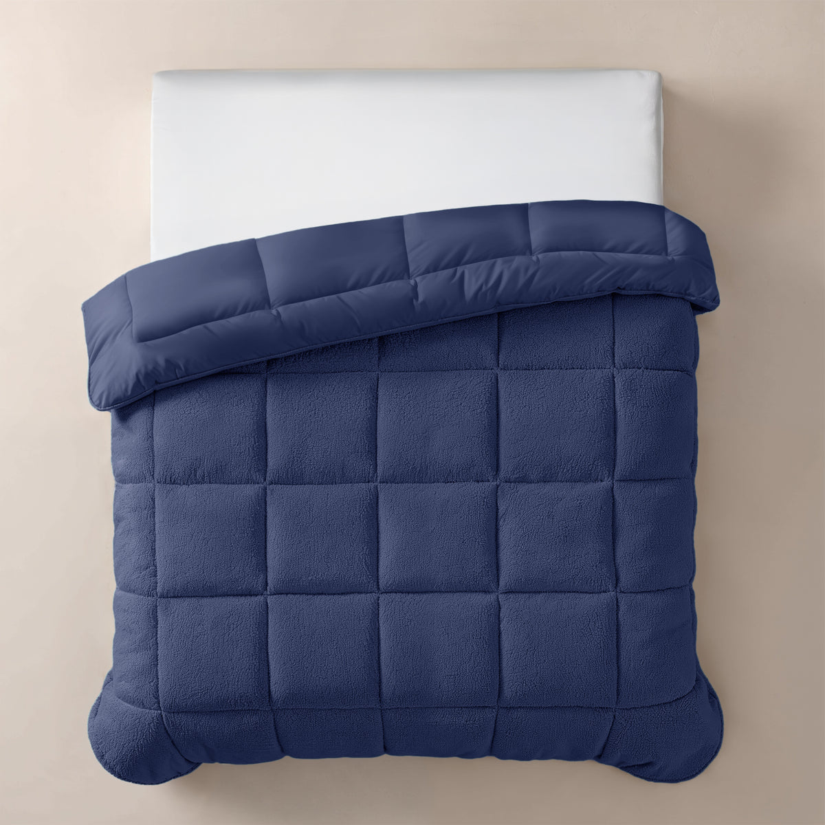 Zelesta Special Teddy Dekbed - Marineblauw