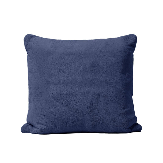 Zelesta Teddy Kussensloop Set van 2 - Marineblauw