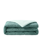 Zelesta Special Kids Chenille Dekbed - Zeegroen