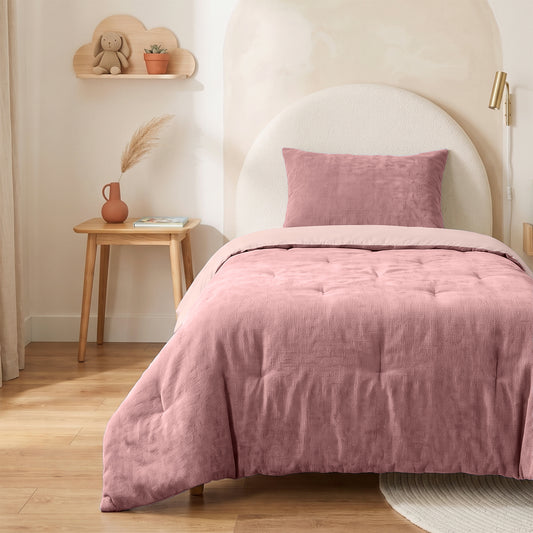 Zelesta Special Kids Chenille Dekbed - Zacht Rood