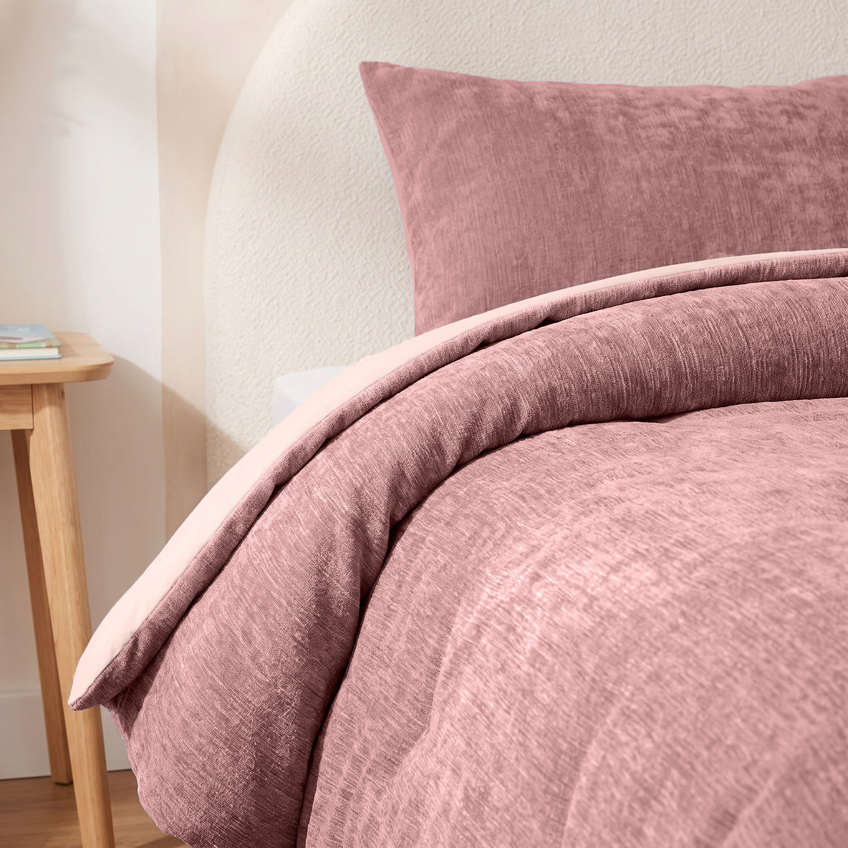 Zelesta Special Kids Chenille Duvet - Soft Red