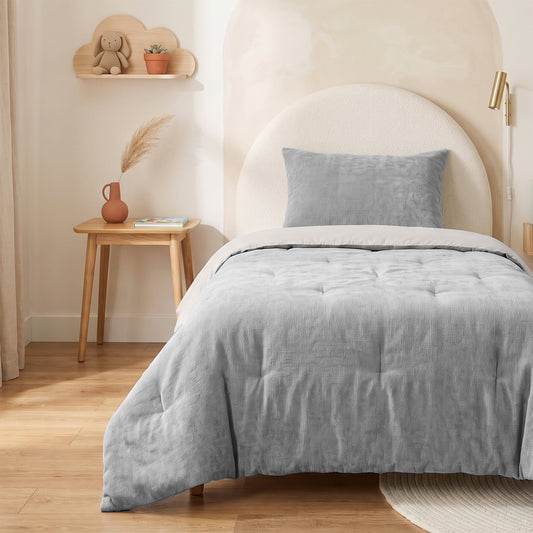 Zelesta Special Kids Chenille Dekbed - Donkergrijs