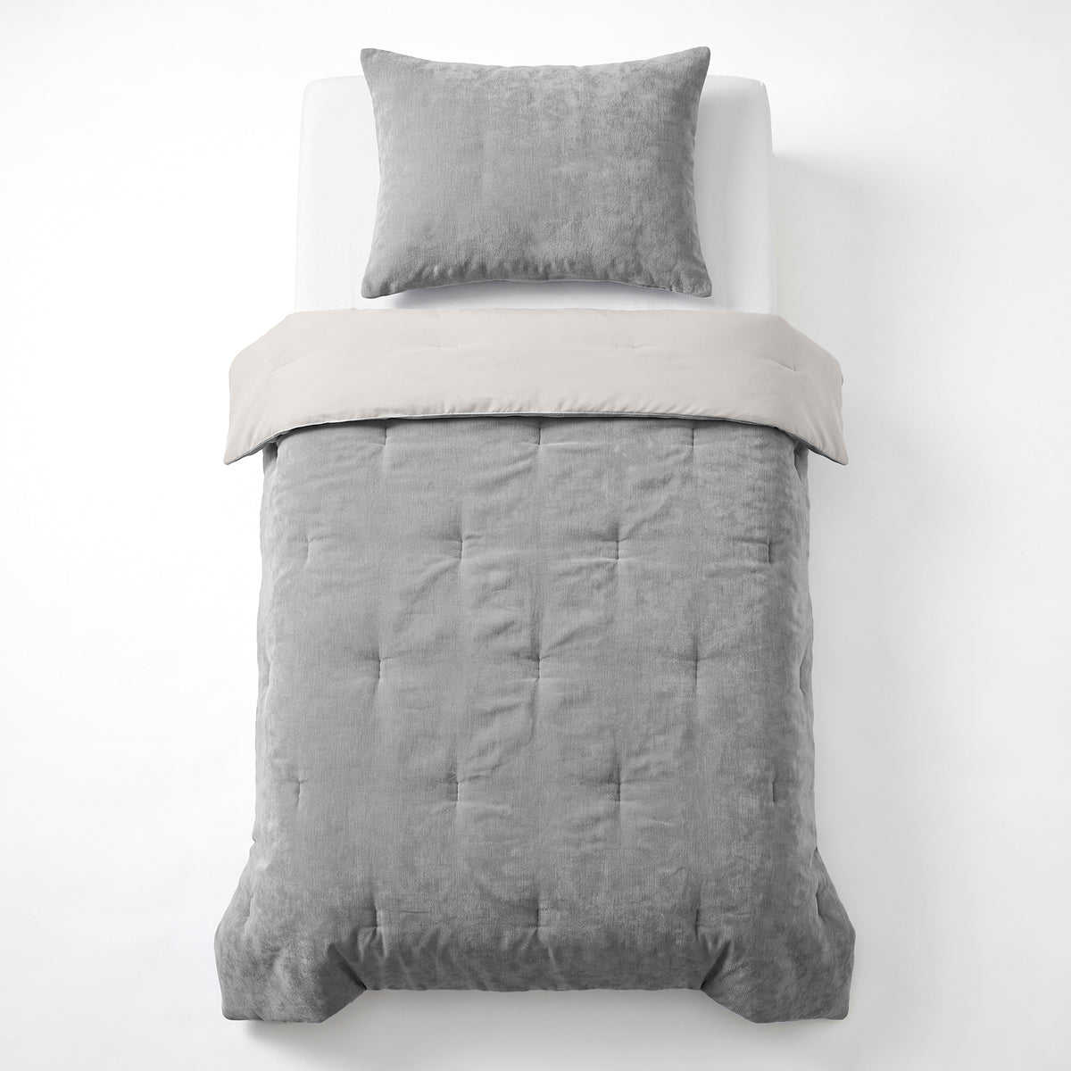 Zelesta Special Kids Chenille Dekbed - Donkergrijs