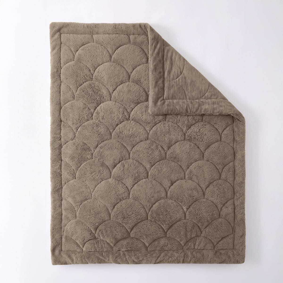 Zelesta Special Teddy Chenille Duvet - Dark Taupe