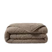 Zelesta Special Teddy Chenille Dekbed - Donkertaupe