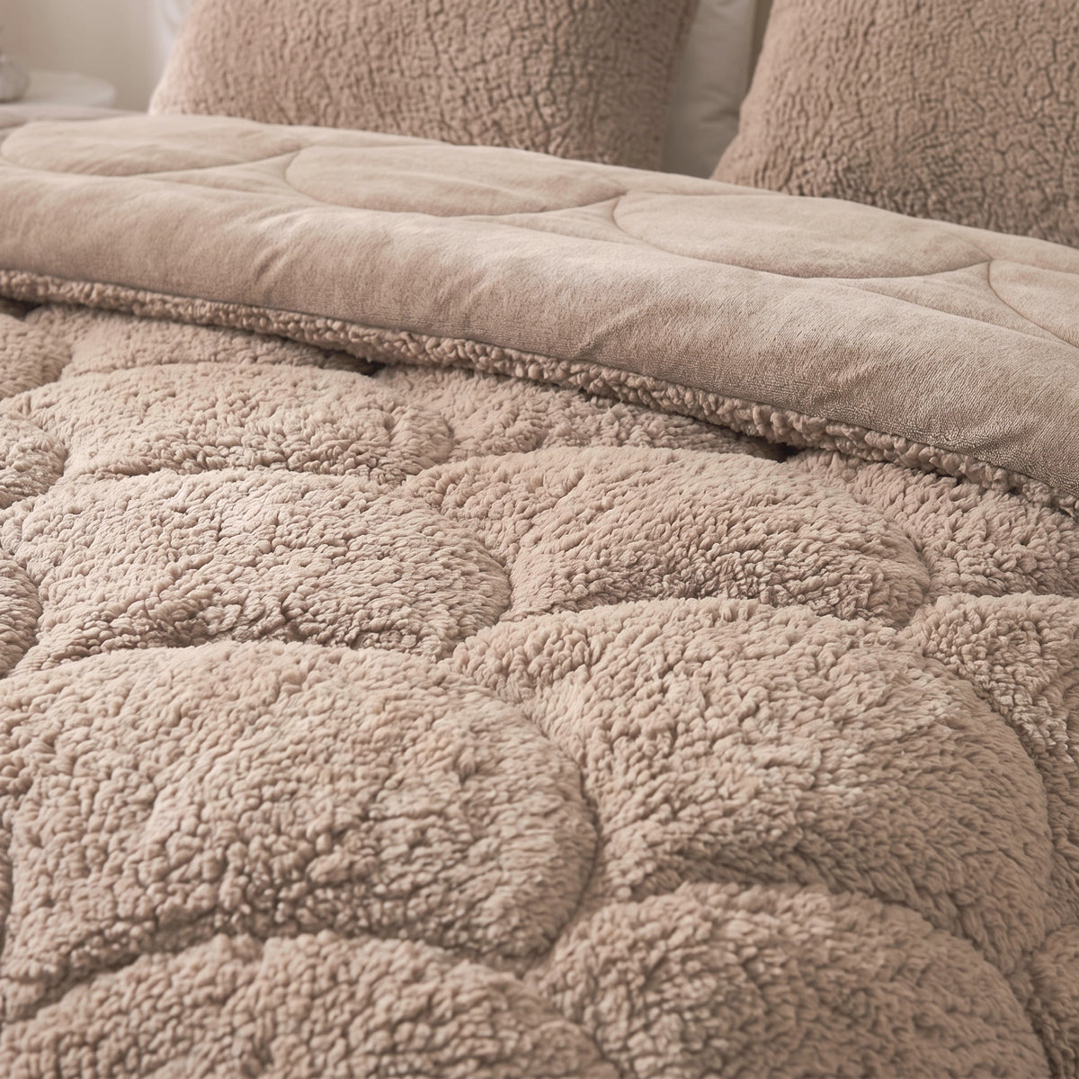 Zelesta Special Teddy Chenille Dekbed - Oudroze