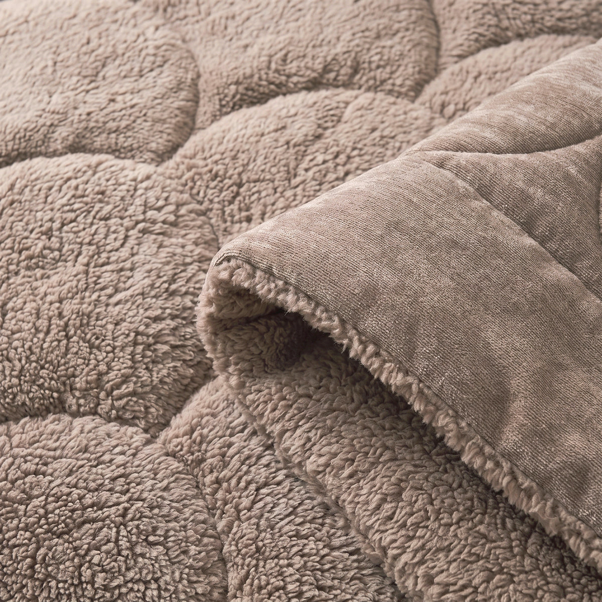 Zelesta Special Teddy Chenille Dekbed - Oudroze