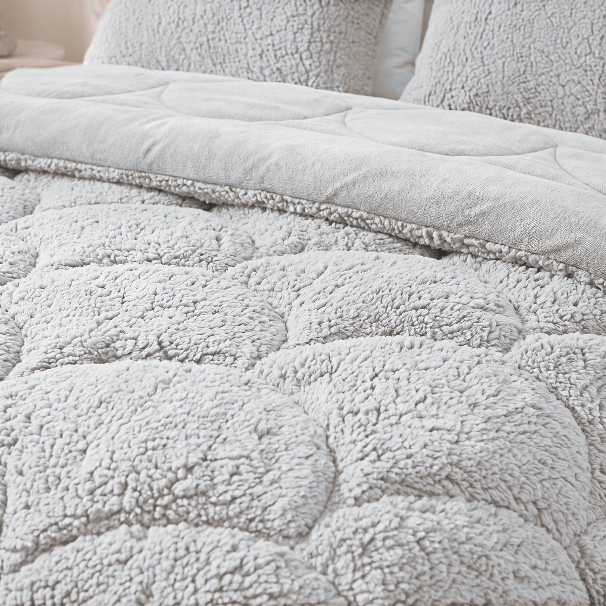 Zelesta Special Teddy Chenille Duvet - Grey