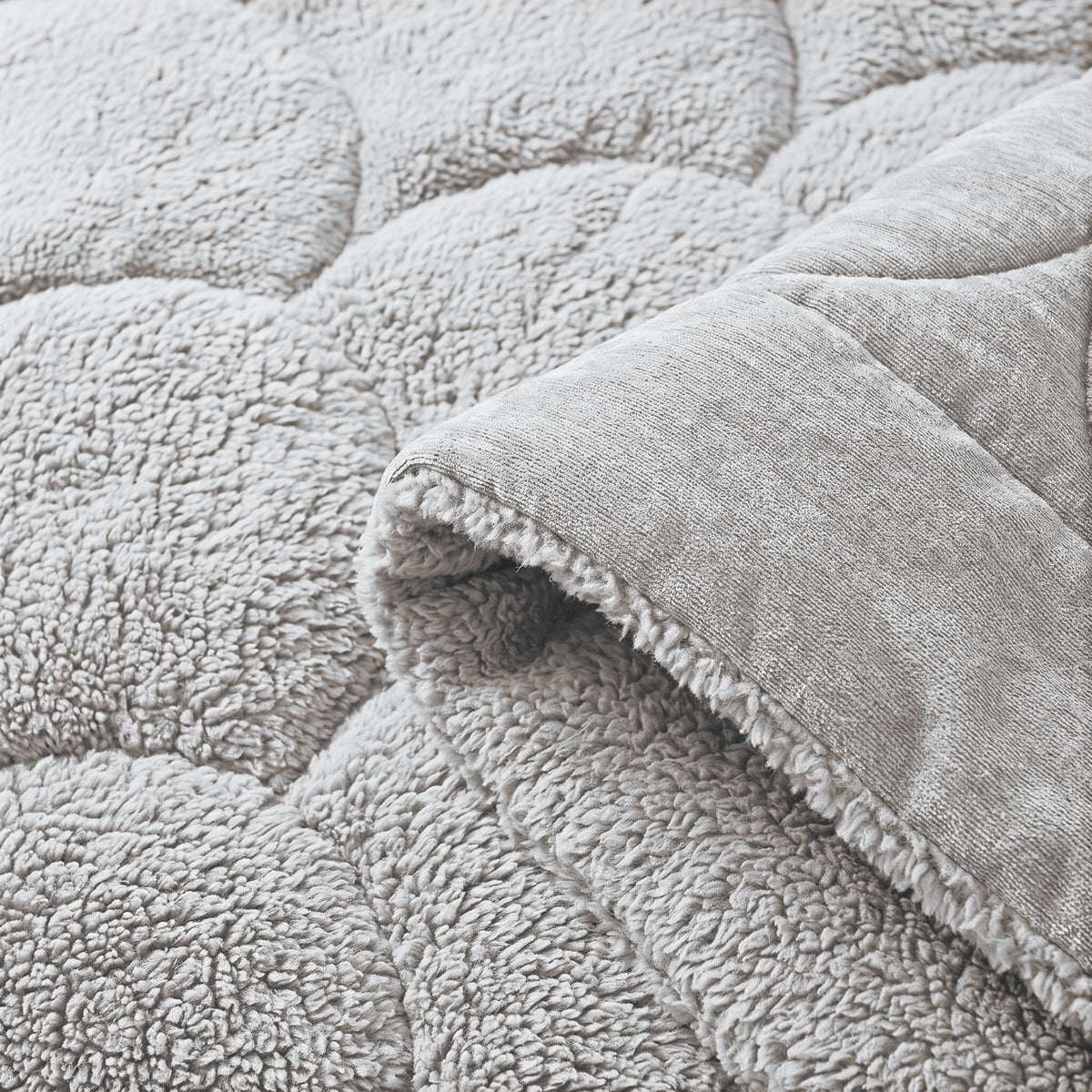 Zelesta Special Teddy Chenille Duvet - Grey