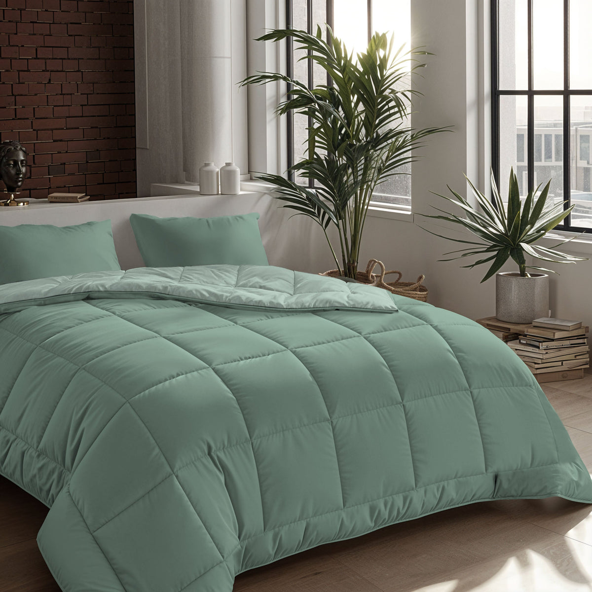 Zelesta Comfort Duo Dekbed - Mintgroen & Lichtgroen