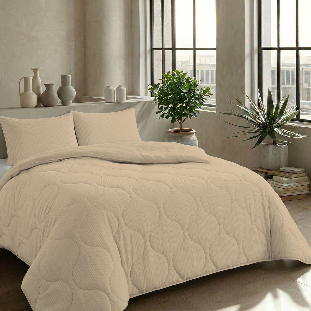 Zelesta Special Muslin Summer Duvet - Soft Butter Yellow