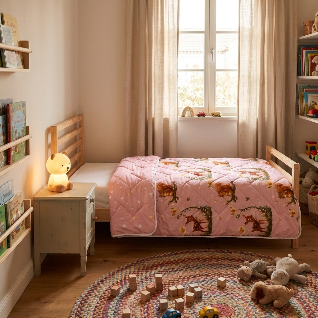 Zelesta Comfort Glow in the Dark Duvet - Forest Friends