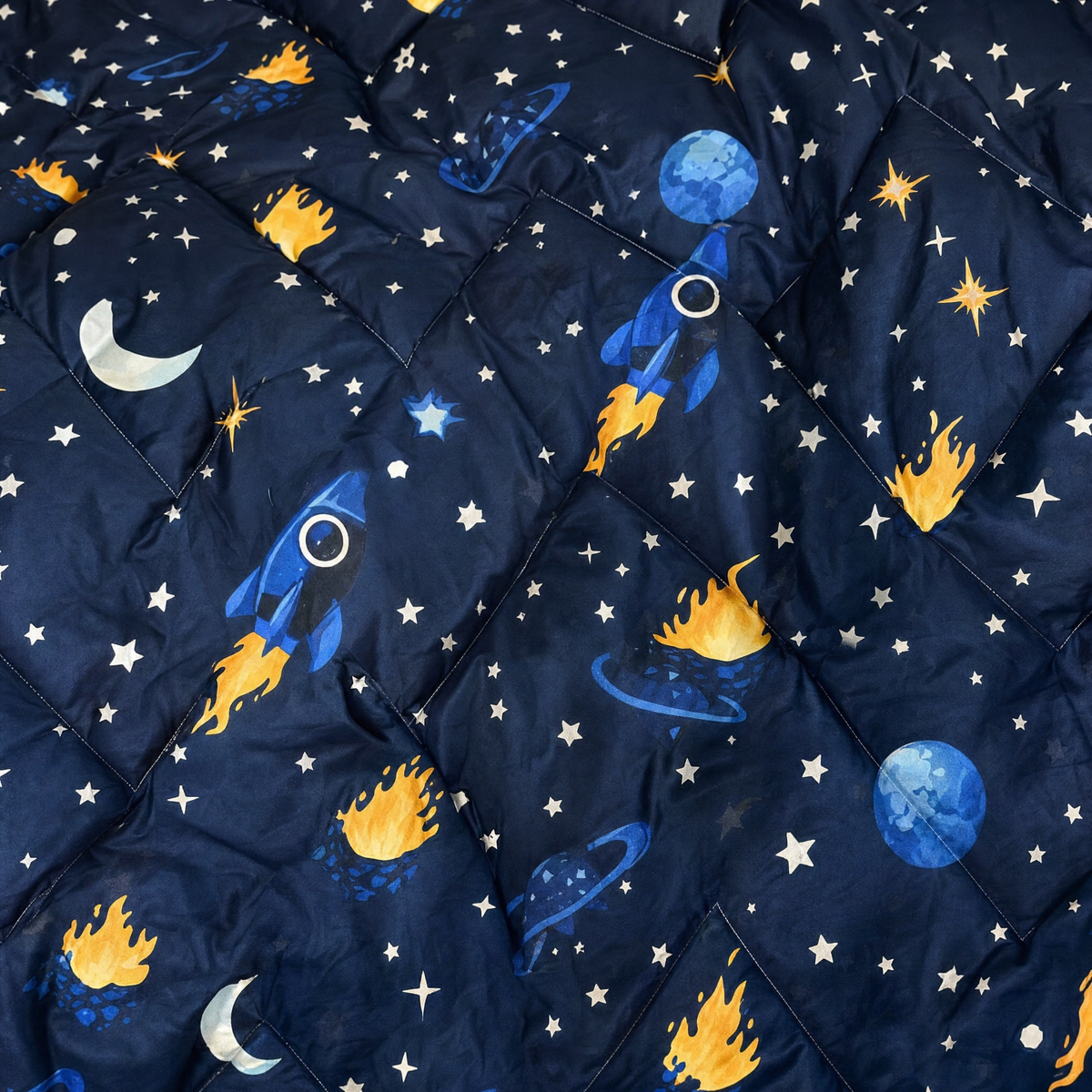 Zelesta Comfort Glow in the Dark Duvet - Space Journey