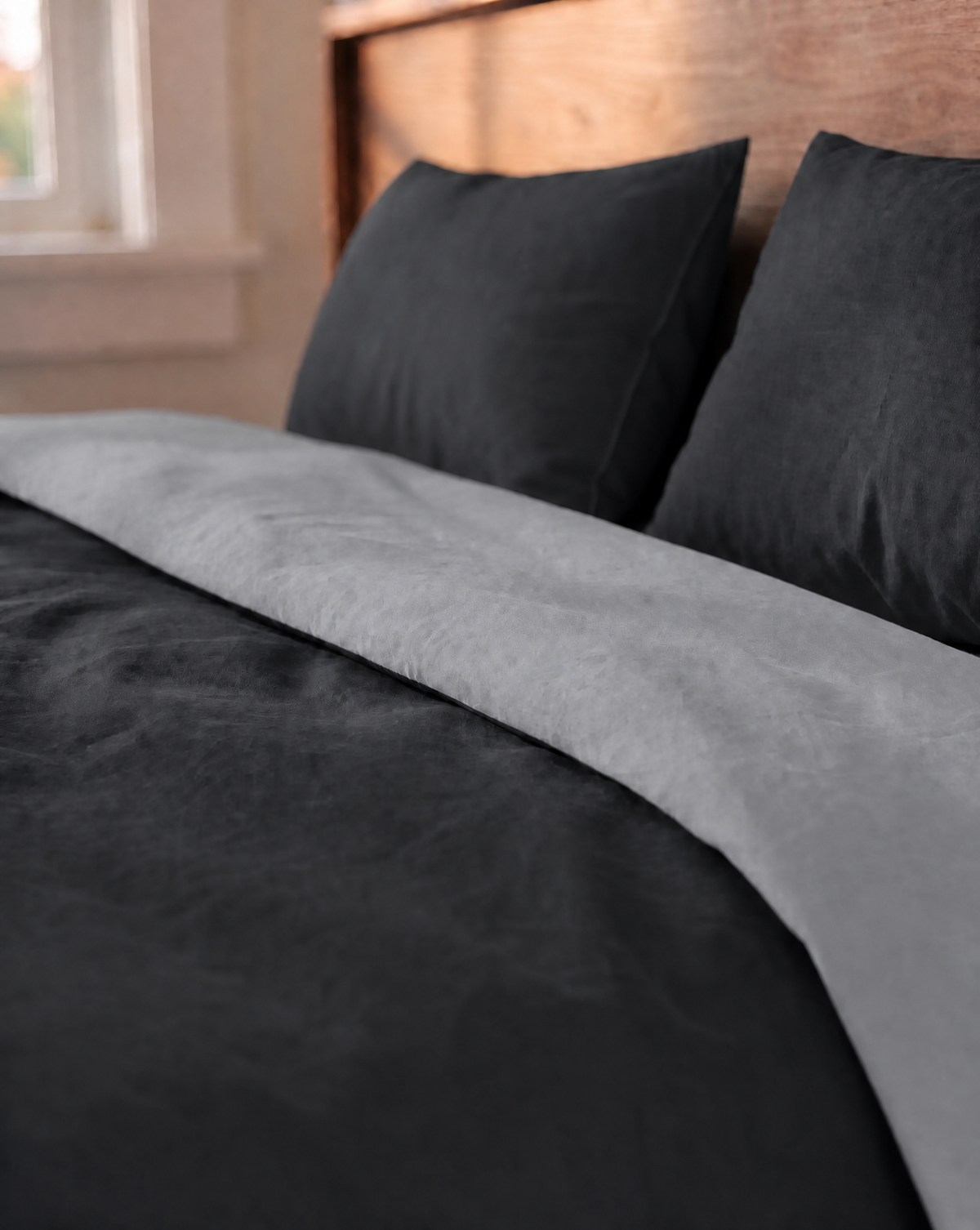 Zelesta Comfort Duo Naadloos Dekbed - Grijs & Antraciet
