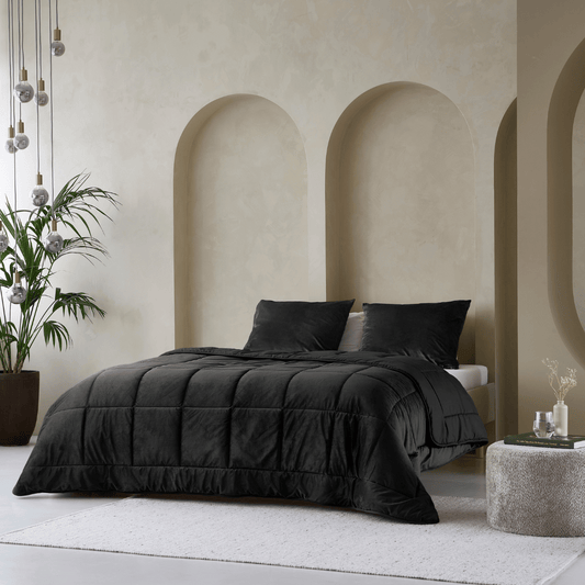 Zelesta Special Velvet Dekbed - Zwart
