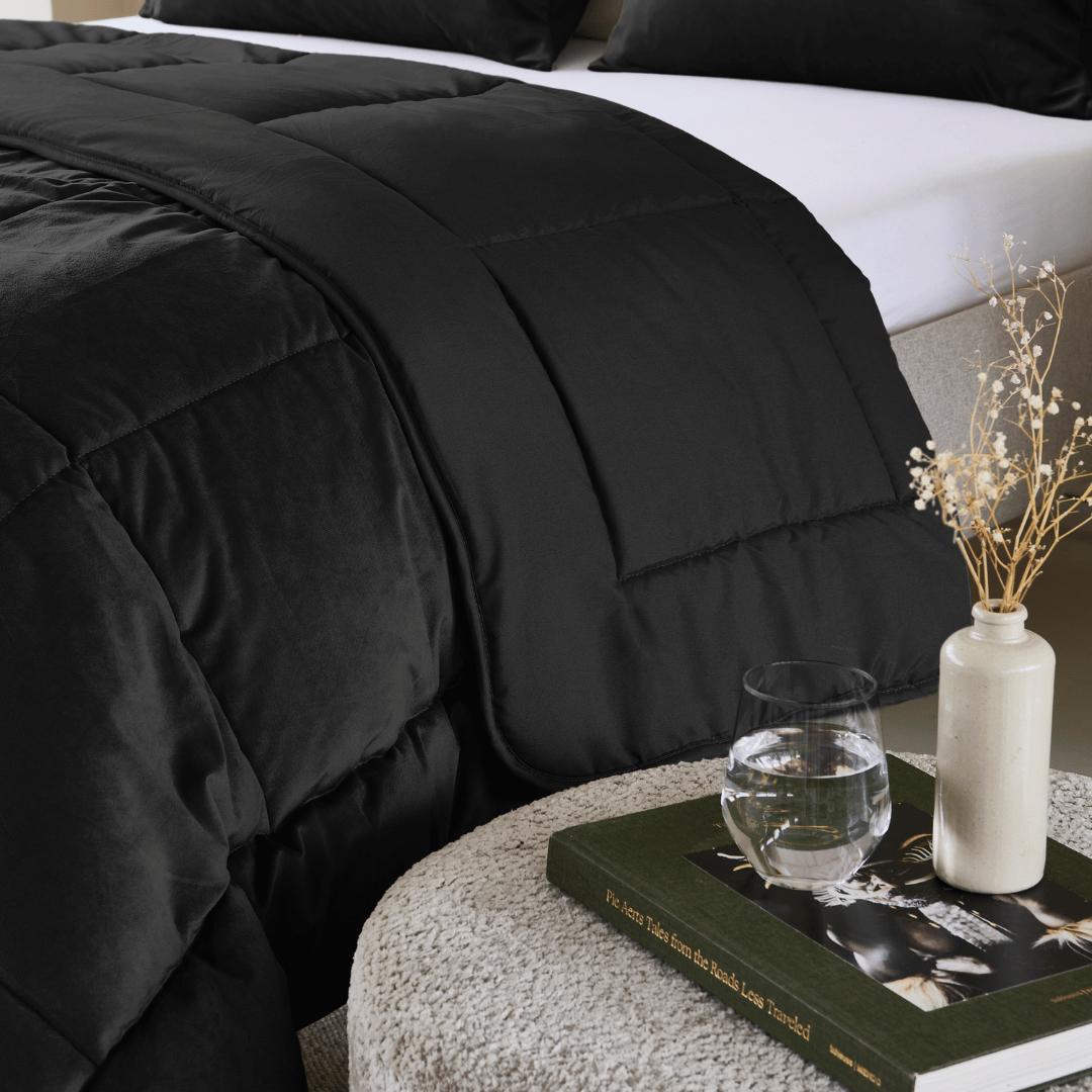 Zelesta Special Velvet Dekbed - Zwart