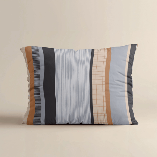 Zelesta Comfort Design Kussenslopen Set Van 2 - Blue Stripes