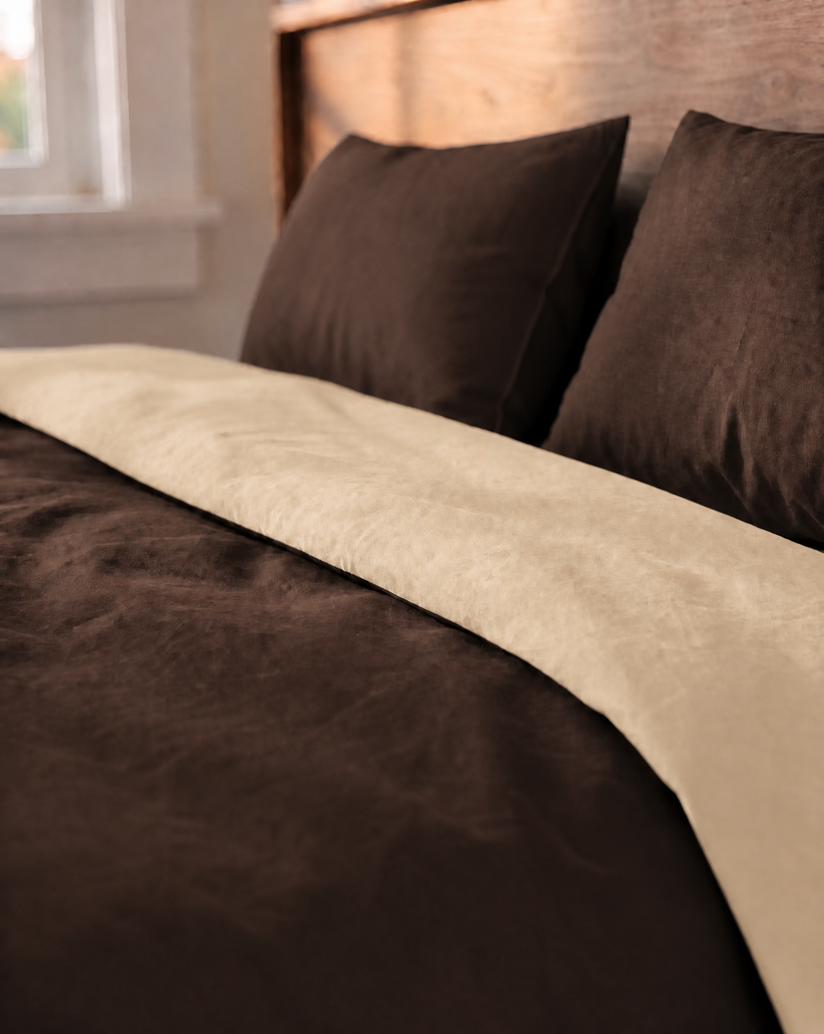 Zelesta Comfort Duo Naadloos Dekbed - Taupe & Bruin