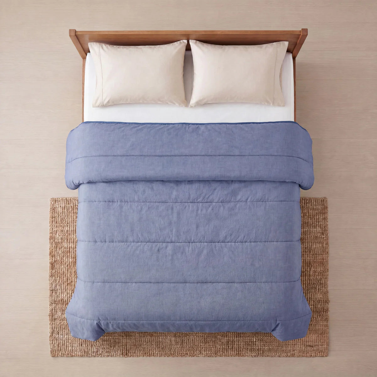 Zelesta Comfort Structure Dekbed - Denim