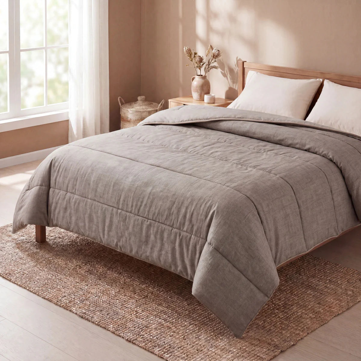 Zelesta Comfort Structure Dekbed - Antraciet