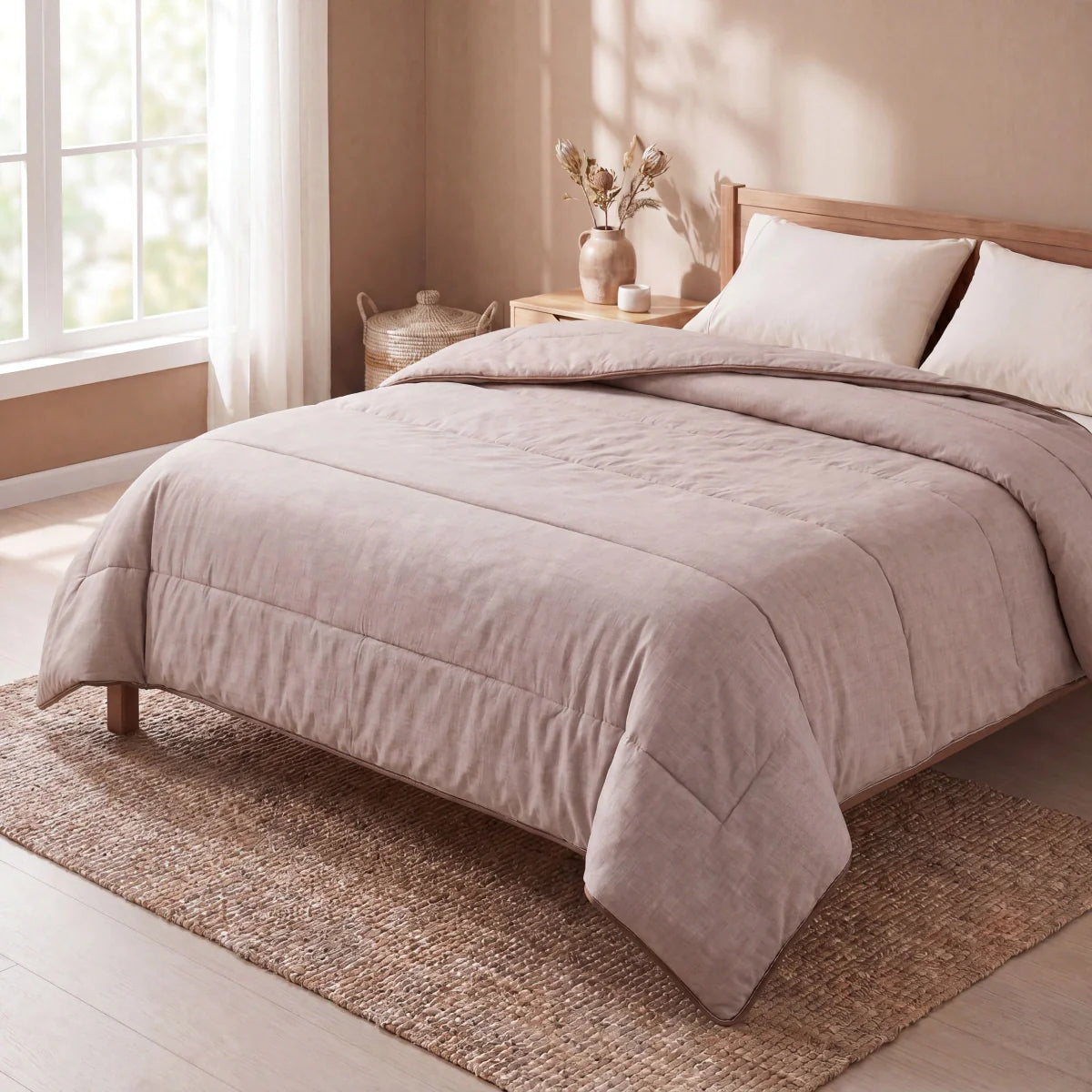 Zelesta Comfort Structure Dekbed - Taupe
