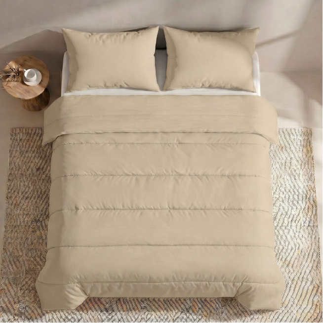 Zelesta Comfort Uni Zomerdekbed - Warm Zand
