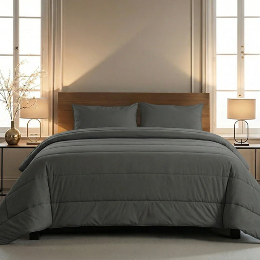 Zelesta Comfort Uni Zomerdekbed - Antraciet