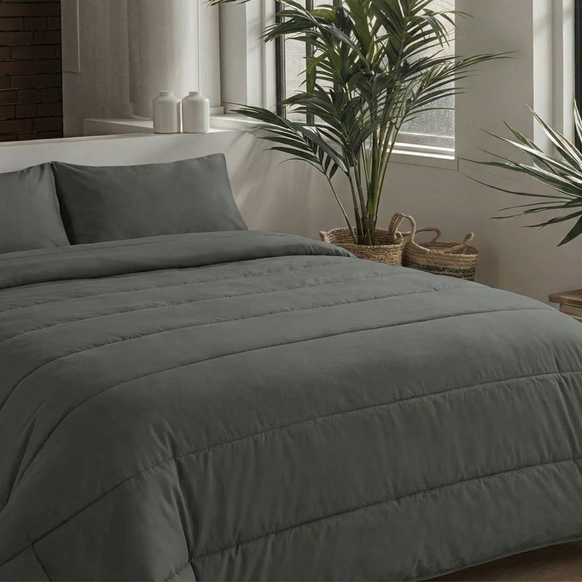 Zelesta Comfort Uni Dekbed - Antraciet