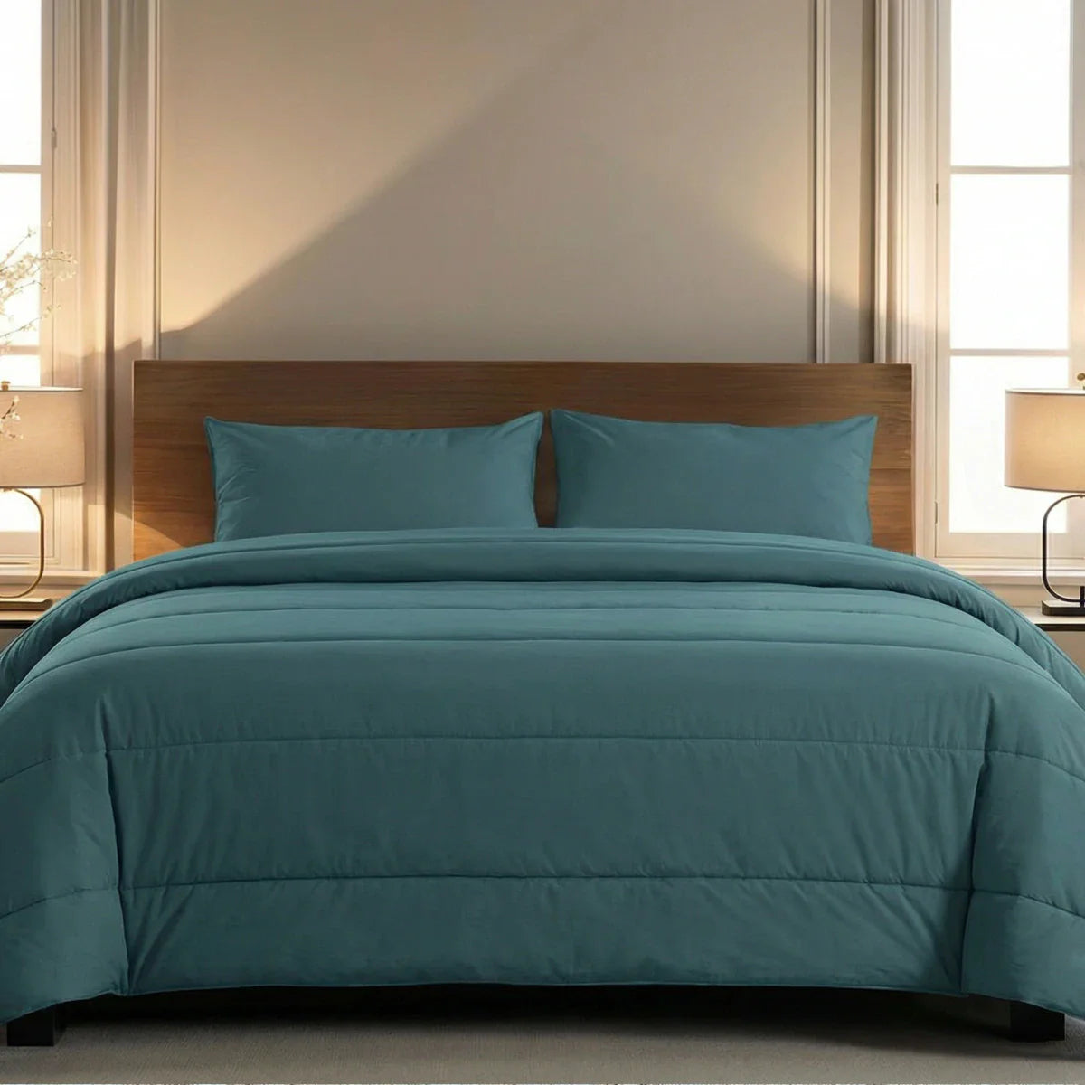 Zelesta Comfort Uni Duvet - Sea Green