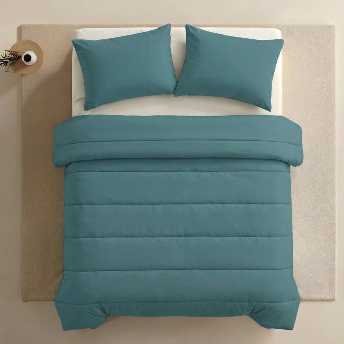 Zelesta Comfort Uni Zomerdekbed - Zeegroen