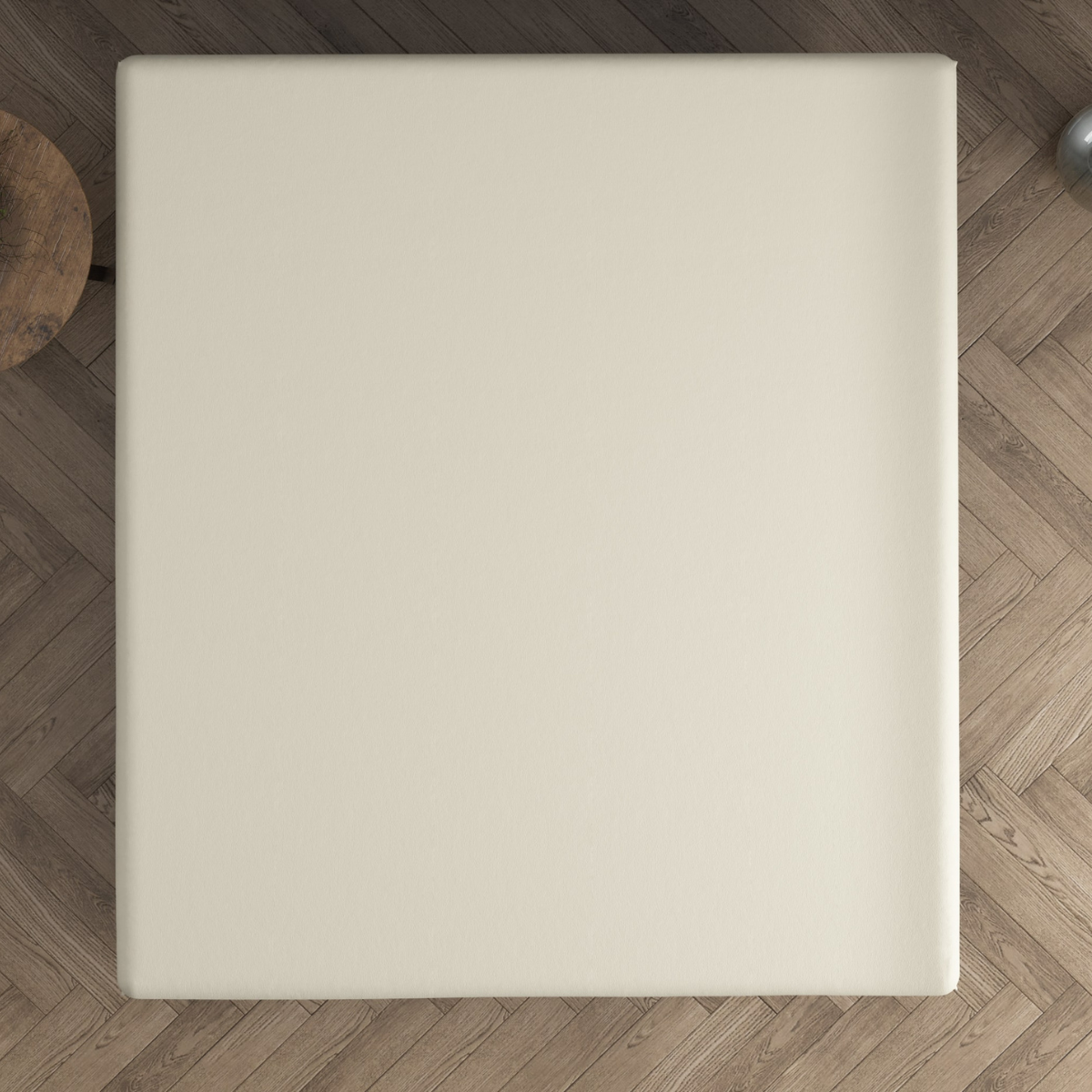 Zelesta Double Jersey Topper Fitted Sheet Cream image