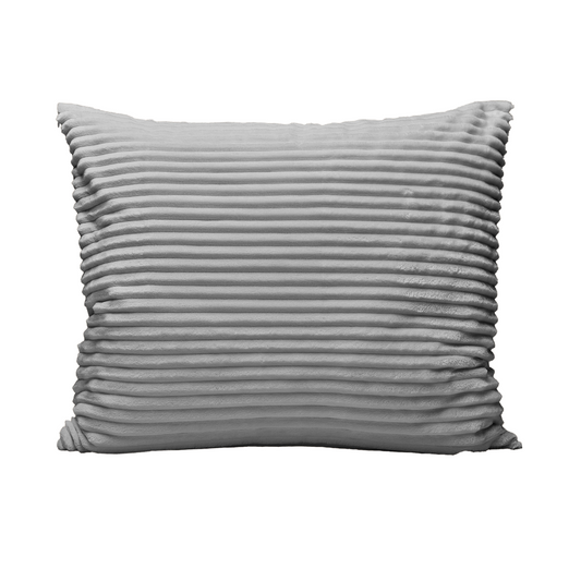 Zelesta Special Teddy Groove Kussensloop Set van 2 - Grijs