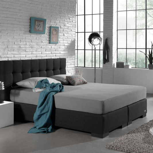 Zelesta Double Jersey Fitted Sheet Grey image