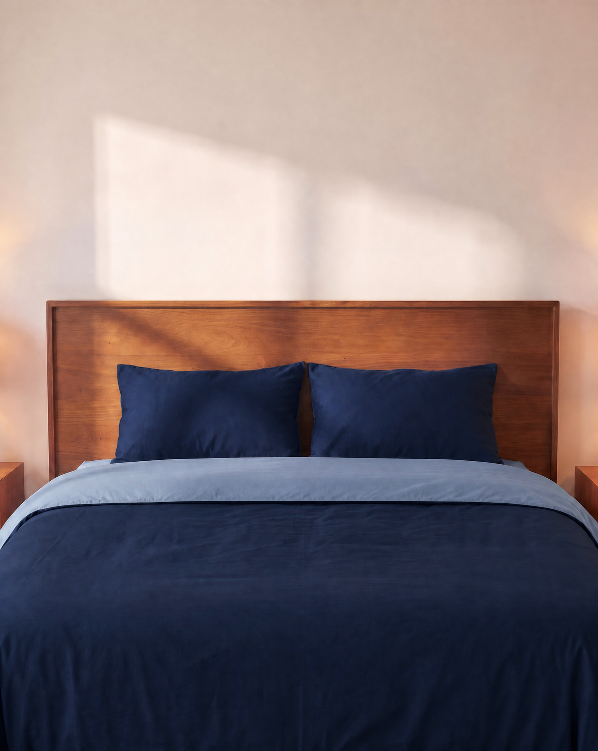 Zelesta Comfort Duo Naadloos Dekbed - Blauw & Marineblauw