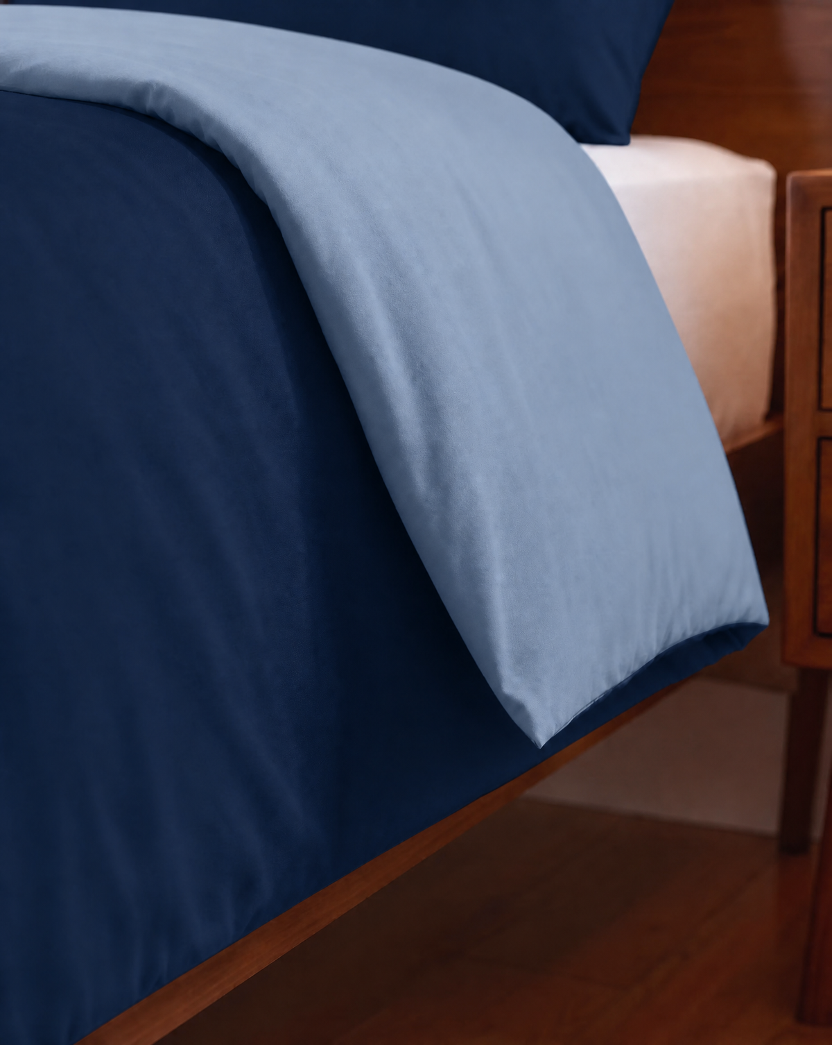 Zelesta Comfort Duo Naadloos Dekbed - Blauw & Marineblauw