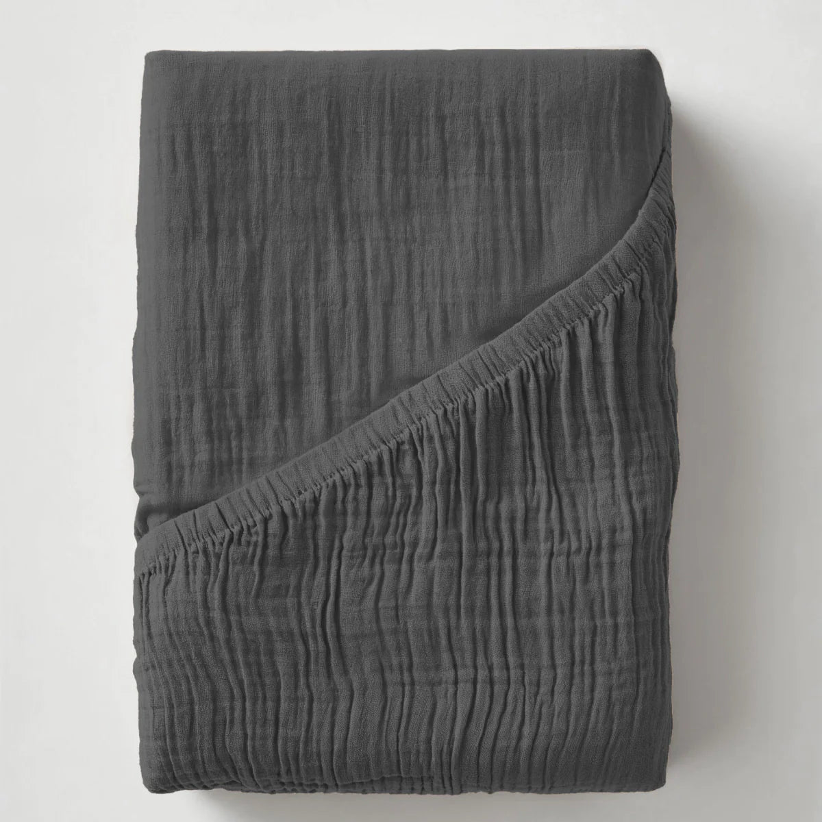 Zelesta Muslin Fitted Sheet - Anthracite image