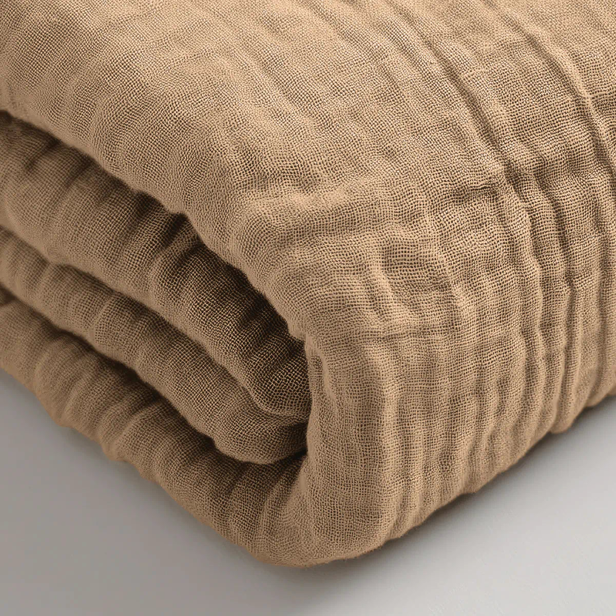 Zelesta Muslin Fitted Sheet - Taupe image