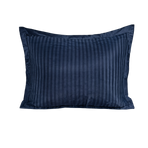 Zelesta Deluxe Hotel Stripe Satijn Katoen Kussensloop Set Van 2 - Blauw
