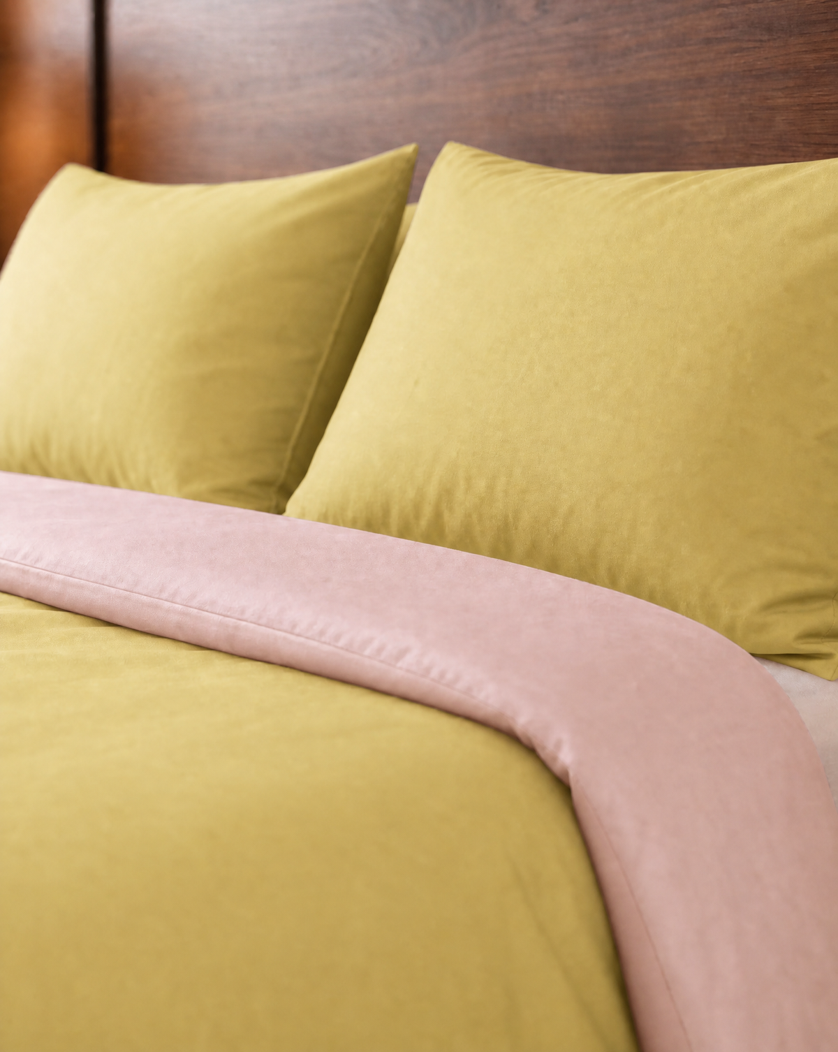 Zelesta Pure Duo Naadloos Katoenen Dekbed - Roze & Geel