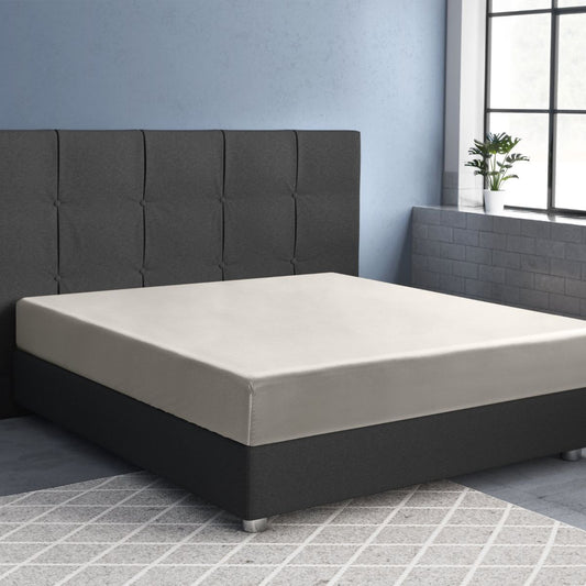 Zelesta Primaviera Satin Deluxe Fitted Sheet Cream image