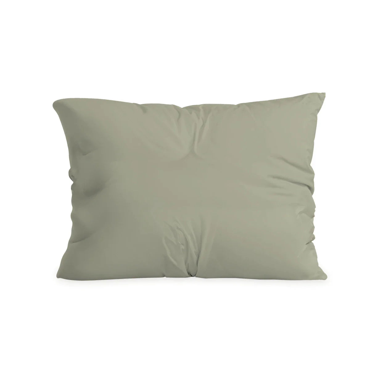 Zelesta Pure Duo Katoenen Kussensloop Set van 2 - Grijs-Groen