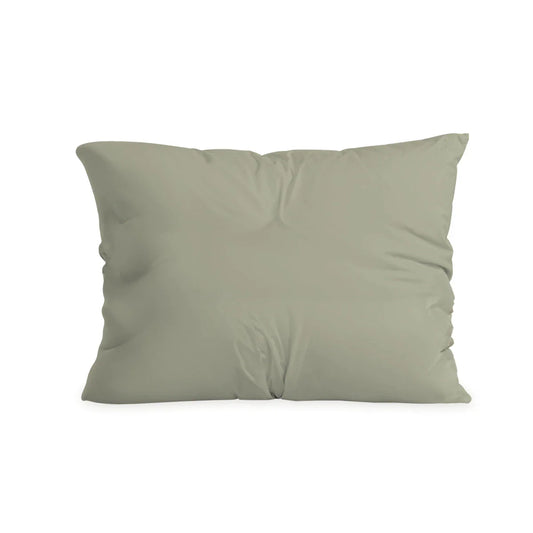 Zelesta Pure Duo Katoenen Kussensloop Set van 2 - Grijs-Groen