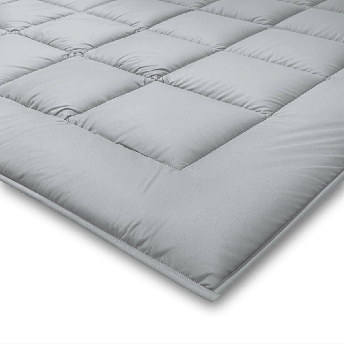 Zelesta Pure Duo Katoenen Dekbed - Lichtgrijs & Botergeel