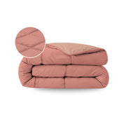 Zelesta Pure Duo Katoenen Zomerdekbed - Terracotta Roze & Aarderoze