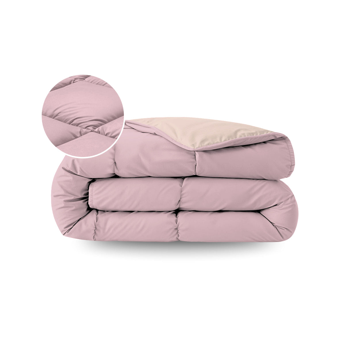 Zelesta Pure Duo katoenen zomerdekbed - Zacht lila & zachtroze