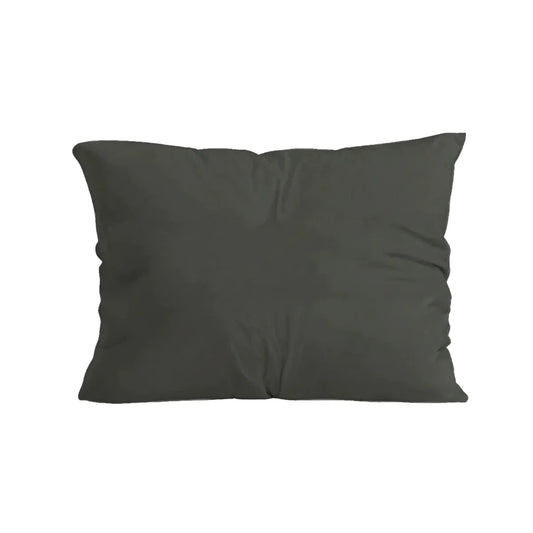 Zelesta Pure Uni Katoenen Kussensloop Set van 2 - Olijfgroen Zwart