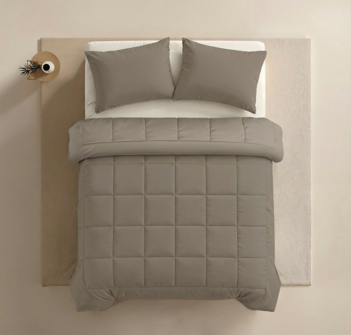 Zelesta Pure Uni 4-Season Cotton Duvet - Anthracite