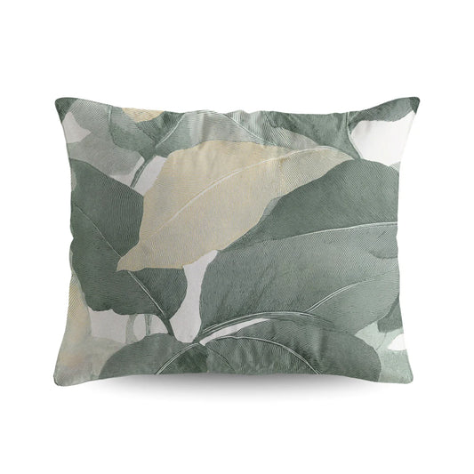 Zelesta Pure Design Katoenen Kussensloop Set van 2 - Green Forest