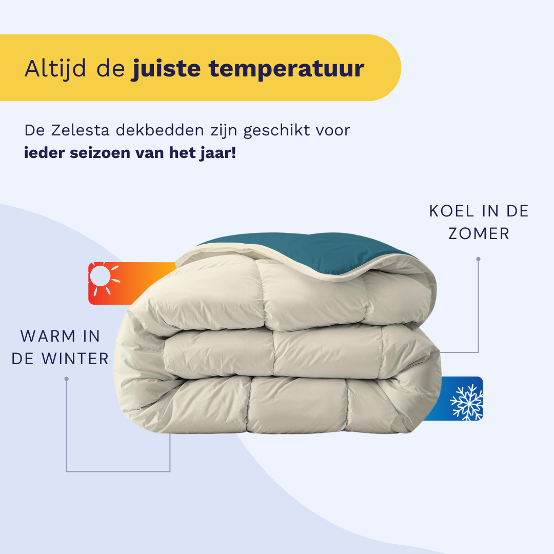 Zelesta Royalbed - Petrol & Zandstrand